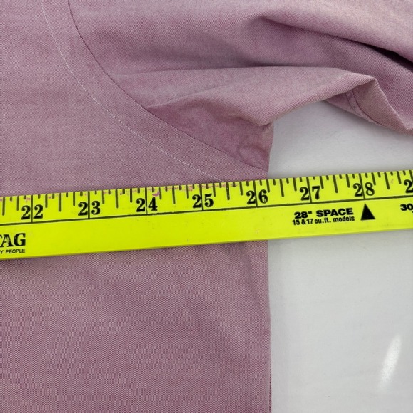 Ralph Lauren Yarmouth Purple Pinpoint Oxford Button Down Shirt 161/2 34 - Picture 6 of 7